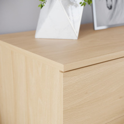Vida Designs Riano 5 Drawer Pine Chest of Drawers - Brown - Wilko - thumbnail 4