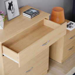 Vida Designs Riano 5 Drawer Pine Chest of Drawers - Brown - Wilko - thumbnail 5