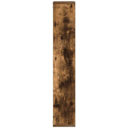 vidaXL 5 Shelf Smoked Oak Wooden Wall Shelf - Size: 90 x 36 x 16cm - Brown - Wilko - thumbnail 6
