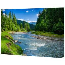 Benjamin Tate Design Beautiful Scenery Canvas 91 x 61cm - Green - Wilko - thumbnail 1