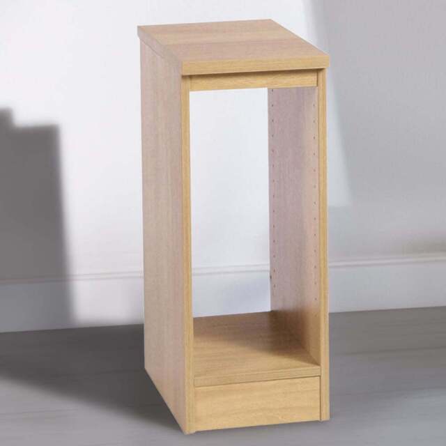 R White Cabinets Desktop Tower Storage Brown - Size: 72.8 x 30 x 54cm - Wilko - image 1