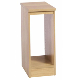 R White Cabinets Desktop Tower Storage Brown - Size: 72.8 x 30 x 54cm - Wilko - thumbnail 3