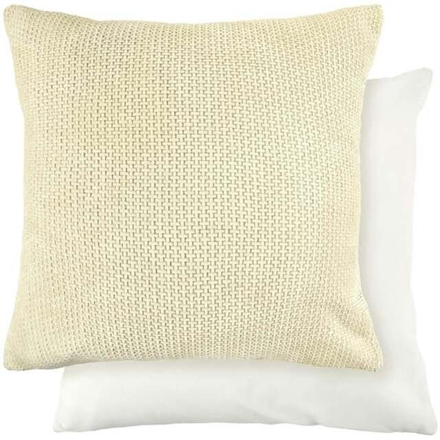 Serene Pica Burnt Cream Cushion Cover - Size: 43 x 43cm - Wilko - image 1