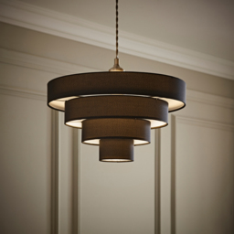 ValueLights Nevada 4 Tier Black Pendant Shade - Size: 40 x 21.5 x 40cm - Wilko - thumbnail 7