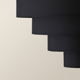 ValueLights Nevada 4 Tier Black Pendant Shade - Size: 40 x 21.5 x 40cm - Wilko - thumbnail 5