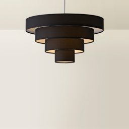 ValueLights Nevada 4 Tier Black Pendant Shade - Size: 40 x 21.5 x 40cm - Wilko - thumbnail 6