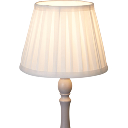 Lighting Collection Barnes White Pleated Tapered Lamp Shade 20cm - Size: 16 x 21 x 21cm - Wilko - thumbnail 4
