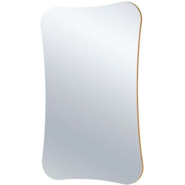 Yearn Barnsbury Gold Organic Wall Mirror 90 x 60cm - Wilko - image 1