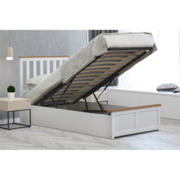 Comfy Living Single White Gas Lift Ottoman Bed - Wilko - thumbnail 6