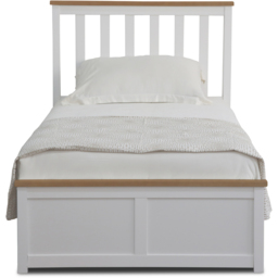 Comfy Living Single White Gas Lift Ottoman Bed - Wilko - thumbnail 5