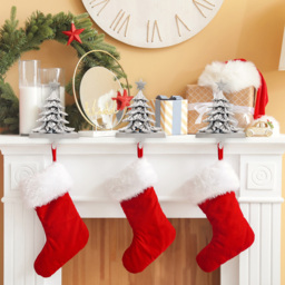 The Christmas Workshop Silver Christmas Tree Stocking Hanging Decoration - Wilko - thumbnail 7