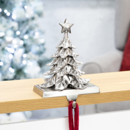 The Christmas Workshop Silver Christmas Tree Stocking Hanging Decoration - Wilko - thumbnail 3