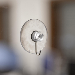 Shatchi Suction Cups with Metal Hooks 4.3cm 6 Pack - Size: 35 x 2.2 x 2.5cm - Clear - Wilko - thumbnail 3