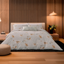 Nalu Nicole Scherzinger Alaula Super King Size Stone and Sunset Duvet Set - Stone & Sunset - Wilko