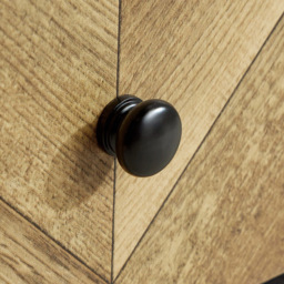 Home Source Dallas Single Drawer Single Shelf Black Coffee Table - Size: 40 x 85 x 50cm - Wilko - thumbnail 6