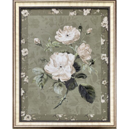 Antique Style Floral Framed Art - Wilko - thumbnail 5