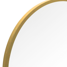 MirrorOutlet The Circulus Gold Flat Bottom Circular Outdoor Garden Wall Mirror 84 x 80cm - Size: 80 x 84 x 3cm - Wilko - thumbnail 6