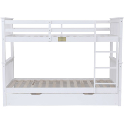 Flair Wooden White Zoom Bunk Bed with Trundle - Size: Single - Wilko - thumbnail 4