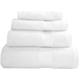 Divante Soft Cotton White Bath Towel - Wilko