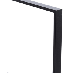 Living and Home Black Aluminium Frame Wall Mounted Mirror 40 x 60cm - Size: 60 x 40cm - Wilko - thumbnail 4