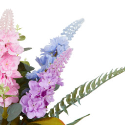 Spring Delphinium Vase Arrangement 53cm - Multicolour - Wilko - thumbnail 4