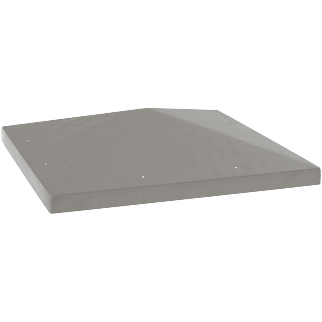 Outsunny 3 x 3m Grey Gazebo Canopy Replacement Cover - Wilko - image 1