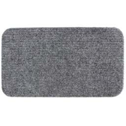 JVL Delta Grey Indoor Door Mat 40 x 70cm - JVL Homewares - Wilko
