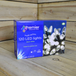 Premier 120 Warm White C6 LED Bulb Multi-Function Black String Light 12m - Size: 90 x 1190 x 2cm - Wilko - thumbnail 4