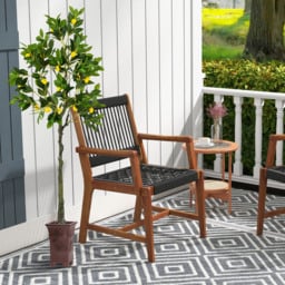 Costway Lemon Fruits Tree Artificial Plant In Pot 5.2ft - Size: 167 x 21 x 20cm - Green - Wilko - thumbnail 5