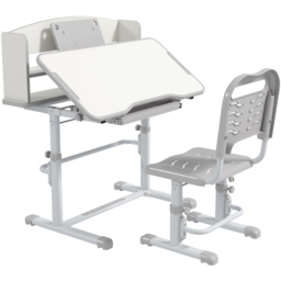 Tommy Toys Blue Kids Desk and Chair Set - Grey - Wilko - thumbnail 3