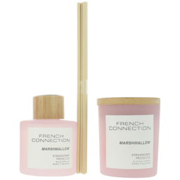 French Connection Marshmallow Strawberry and Processo Diffuser and Scented Candle 2 Piece Gift Set - Size: 11.6 x 8 x 20.9cm - n/a - Wilko - thumbnail 3
