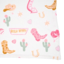 Wild West Printed Throw White - My - Wilko - thumbnail 5