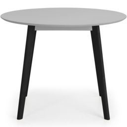 Julian Bowen Casa 4 Seater Round Dining Table Grey and Black - Wilko - thumbnail 4
