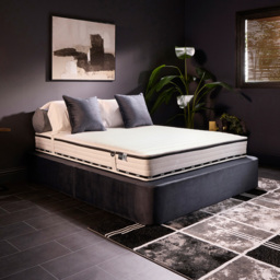 Jay-Be Flex Double Ultra-Firm e-Fibre Sprung Orthopaedic Mattress - White & Black - Wilko - thumbnail 3