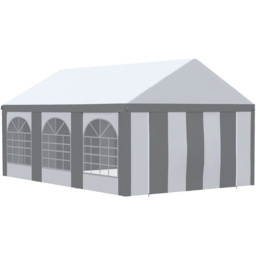 Outsunny 6x4m Gazebo Tent Grey - Size: 55 x 62.5 x 312cm - Wilko - thumbnail 3