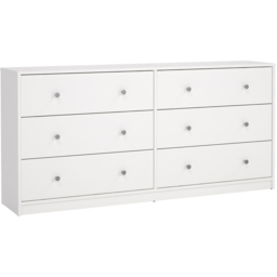 Furniture To Go May 6 Drawer White Chest of Drawers - Wilko - thumbnail 3