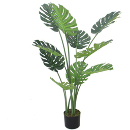Botanik Monstera Cheese Artificial Plant in Pot 4ft - Size: 120 x 70 x 70cm - Green - Wilko - thumbnail 3