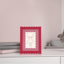 Carmine Scalloped Photo Frame Pink 8 x 6in - The Port. Co Gallery - Wilko - thumbnail 5