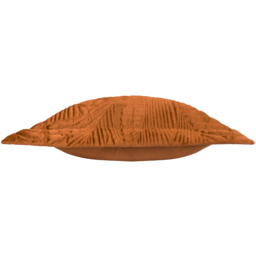 Paoletti Palmeria Rust Quilted Velvet Cushion - Size: 60 x 60 cm - Multi - Wilko - thumbnail 5