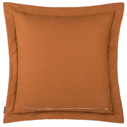 Paoletti Palmeria Rust Quilted Velvet Cushion - Size: 60 x 60 cm - Multi - Wilko - thumbnail 4