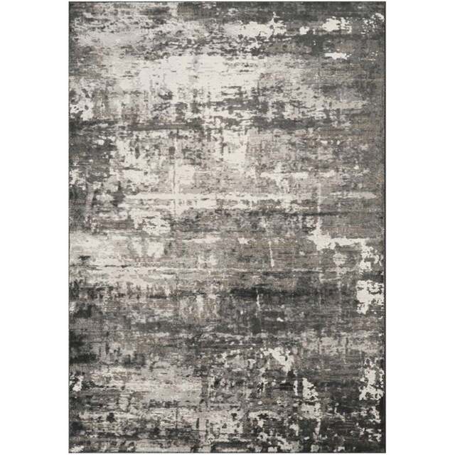Mayfair Living Room Area Rug Metallic Sheen Contemporary Modern Abstract Design - Grey 200cm x 290cm - Size: 290 x 200 x 0.7cm - Desire Rugs - Wilko - image 1