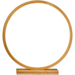 Lighting Collection Bamboo Ring LED Table Lamp - Size: 34 x 31 x 7cm - Natural - Wilko - thumbnail 4