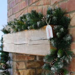 Samuel Alexander Frosted Glacier Christmas Garland with Pine Cones 270cm - Green - Wilko - thumbnail 5