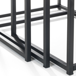 Julian Bowen Staten Concrete Nest of Tables Set of 3 - Size: 45 x 45 x 45cm - Black - Wilko - thumbnail 6