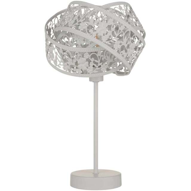 Lighting Collection Willa White Table Lamp - Size: 31 x 23 x 23cm - Wilko - image 1