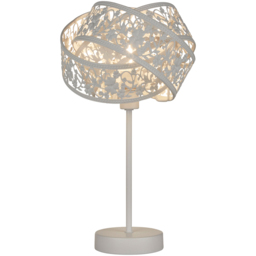Lighting Collection Willa White Table Lamp - Size: 31 x 23 x 23cm - Wilko - thumbnail 4