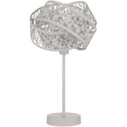 Lighting Collection Willa White Table Lamp - Size: 31 x 23 x 23cm - Wilko