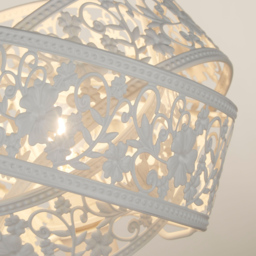 Lighting Collection Willa White Table Lamp - Size: 31 x 23 x 23cm - Wilko - thumbnail 5