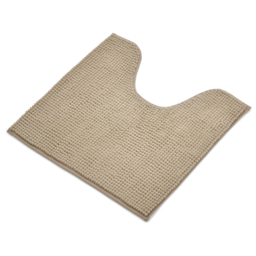 Mayfair Natural Shaggy Noodle Bath Mat 50 x 80cm - Brown - Wilko - thumbnail 4
