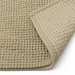 Mayfair Natural Shaggy Noodle Bath Mat 50 x 80cm - Brown - Wilko - thumbnail 7